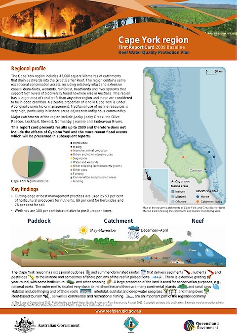 Great Barrier Reef Report Card Regional Summaries - 2009 Baseline (Page 1)