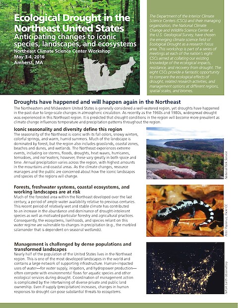 Ecological Drought in the Northeast United States (Page 1)