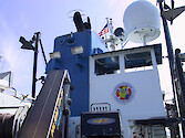 Bridge of the research vessel, the RV Cape Henlopen, operated by the University of Delaware, College of Marine Studies