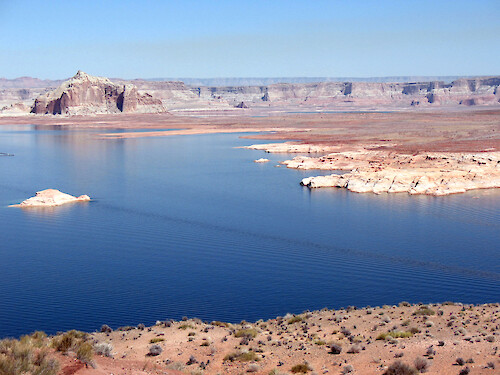 Lake Powell in the Glen Canyon National Recreation Area.
