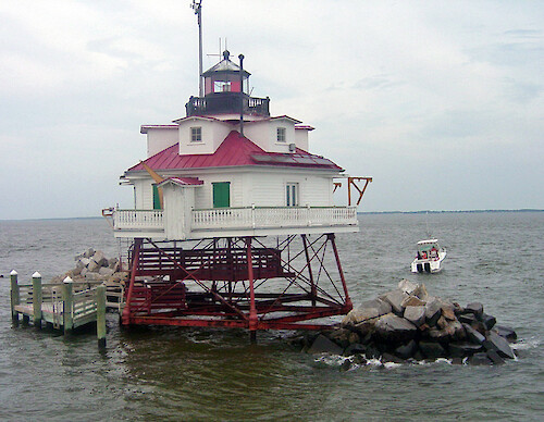 The Thomas Point Lighthouse, Maryland, USA