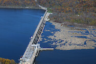 Conowingo Dam is the last Dam on the Susquehanna River before it empties into the Upper Chesapeake Bay. This is a series of photos taken on an overflight of the Dam and surrounding sites during mid-November, 2015. Conowingo Dam 3