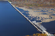Conowingo Dam is the last Dam on the Susquehanna River before it empties into the Upper Chesapeake Bay. This is a series of photos taken on an overflight of the Dam and surrounding sites during mid-November, 2015. Conowingo Dam 6 - Conowingo Reservoir