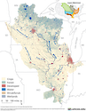 This map depicts land use in the Upper Mississippi River River sub-basin, one of the five major sub-basins of the Mississippi River.