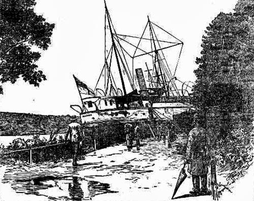 Paluma drawing aground