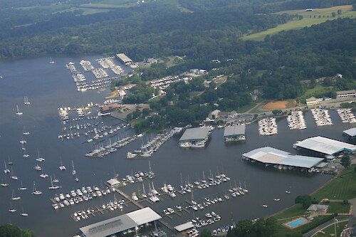 Yacht clubs and marinas in Fredericktown and Georgetown on the Sassafras River