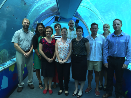 Participants at the Great Barrier Reef Resilience Index Workshop