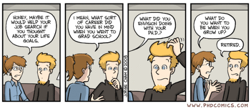 What do you want to be? from PhD Comics