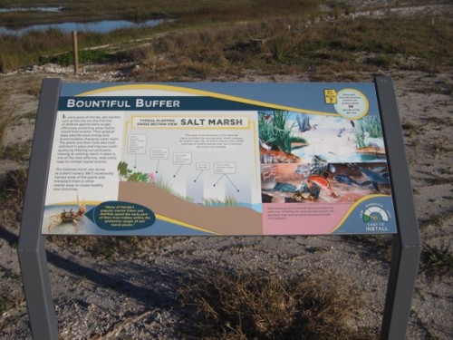 The MDC uses interpretive signs around their facility to educate the public on their restoration activities. Photo by Bill Nuttle.