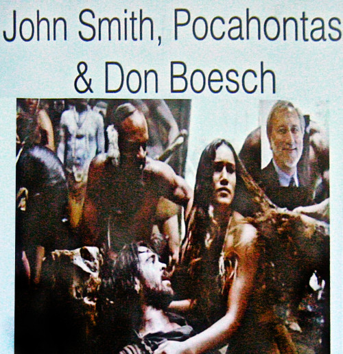 John Smith, Pocahontas, and Don Boesch