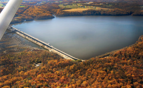 The nutrients and sediments infilling behind Conowingo Reservoir were a major discussion topic at the meeting