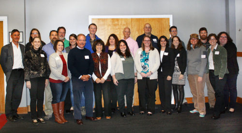 The entire group at the Prioritization Workshop.