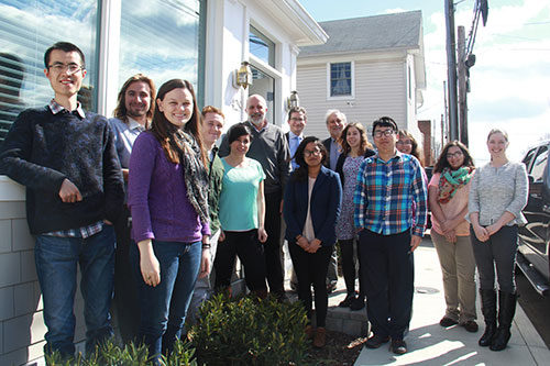 Attendees outside the IAN synthesis office in Annapolis at the conclusion of the meeting. Credit: Jamie Currie