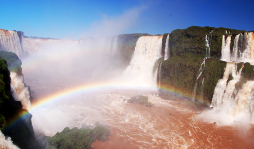 Iguazu Falls from the Brazilian side. Image credit: Alex Fries