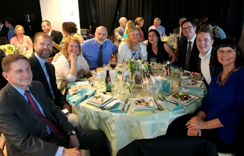 The IAN team at Dr. Boesch's farewell Dinner. Image credit: John Schroeder
