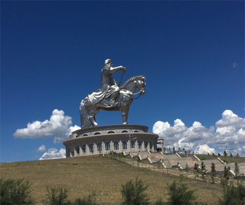 Genghis Khan Equestrian Statue. Photo credit: Bill Dennison