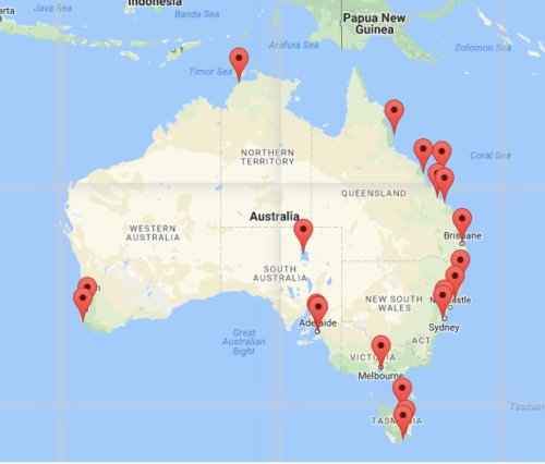 Members of the National Report Card Network in Australia.