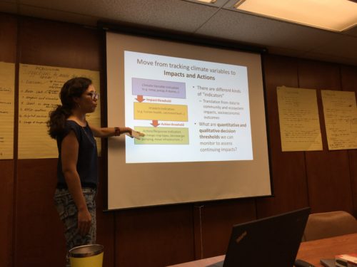 Victoria Keener (East-West Center) provides an overview of the socioeconomic impacts of drought across the USAPI.