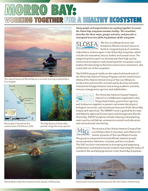 Morro Bay: working together for a healthy ecosystem (Page 1)