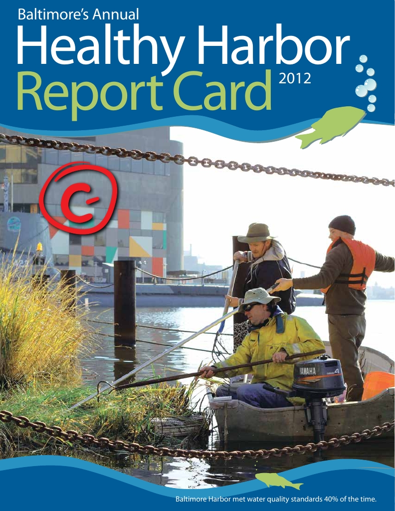 Baltimore Healthy Harbor Report Card 2012 Publications Integration