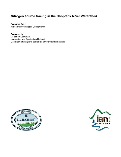 Nitrogen source tracing in the Choptank River Watershed (Page 1)