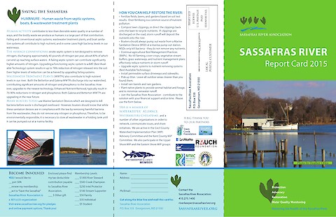 2015 Sassafras River Report Card (Page 1)