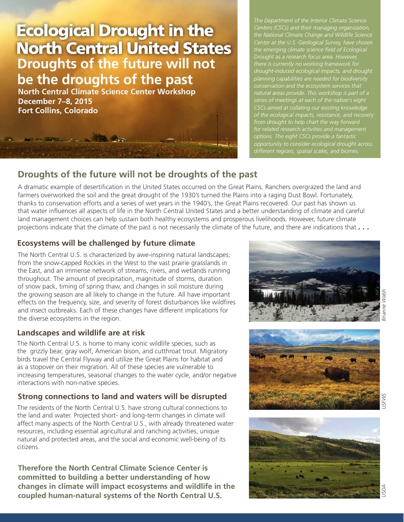 Ecological Drought In The North Central United States | Publications ...