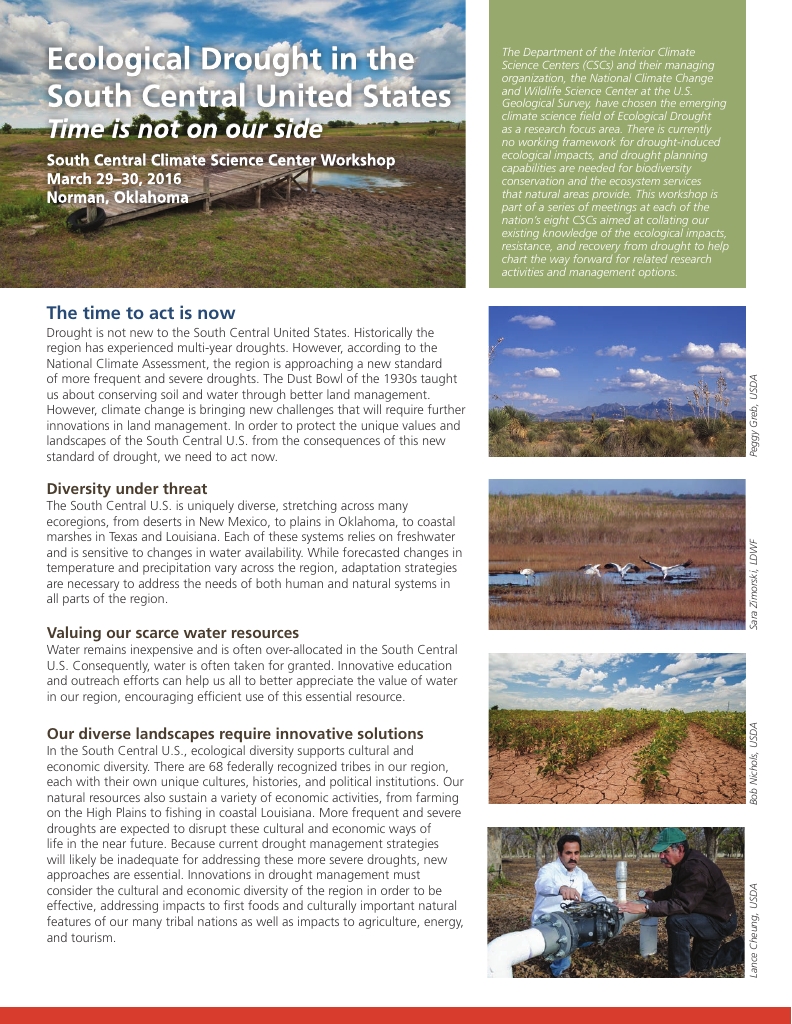 Ecological Drought In The South Central United States | Publications ...