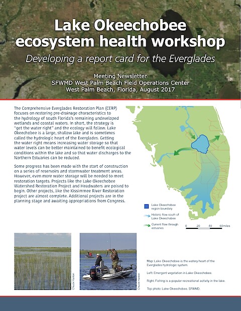 Lake Okeechobee ecosystem health workshop (Page 1)