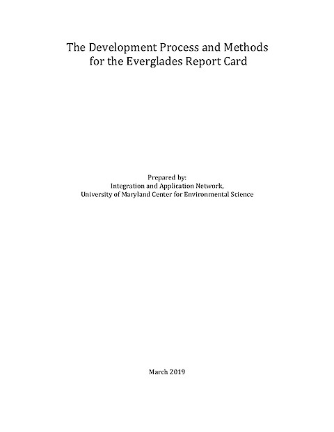 The Development Process and Methods for the Everglades Report Card (Page 1)