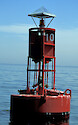 Floating Red (Port) Lateral Marker in Chesapeake Bay