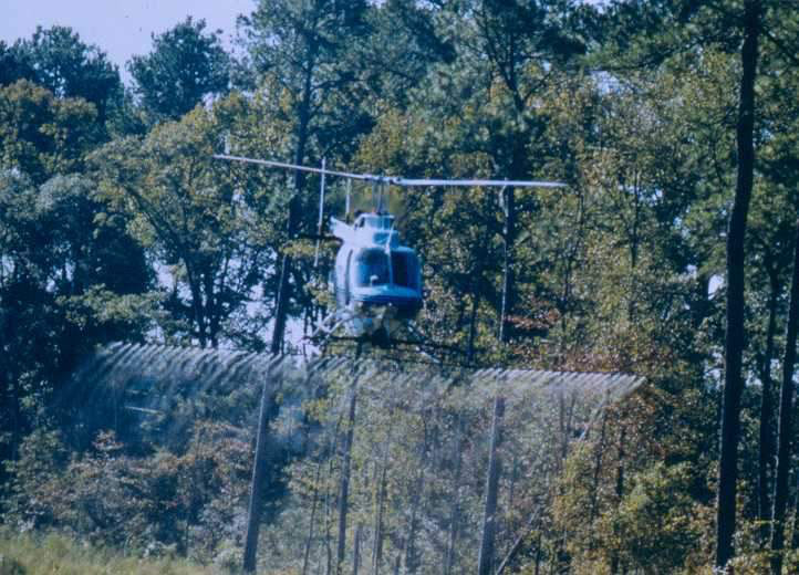 Aerial herbicide application media library integration and