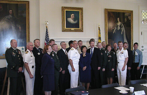 Maryland and DoD Pollution Prevention Partnership Signing Ceremony.