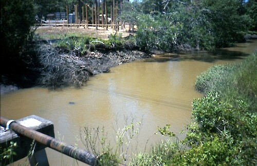 Bradley Creek is a tidal creek.