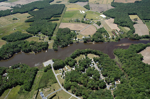 Bishopville Prong in the St. Martin River watershed