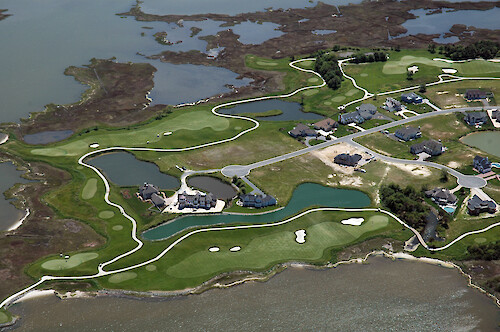 Golf course (The Links at Lighthouse Sound) in Assawoman Bay