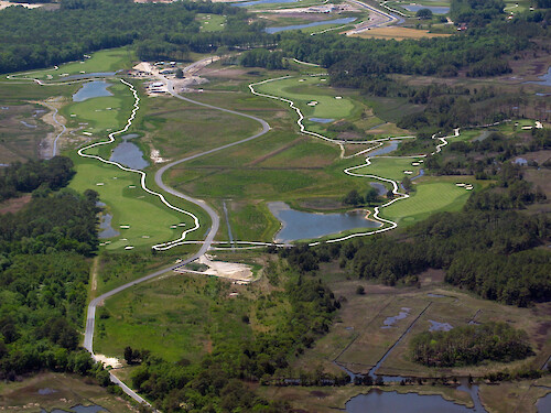 Golf course in Newport Bay watershed.