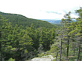 Part way up Mansell Mountain on west side of Acadia National Park, Maine