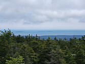 On top of Bernard Mountain, west side of Acadia National Park, Maine