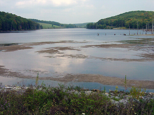 Savage River Reservoir, Garett County, western Maryland. 