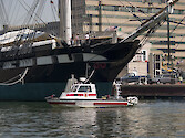 Fire/Rescue Boat in Baltimore Harbor, Maryland