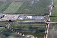 Aquaculture ponds are a common sight in Australia in sugar cane growing regions