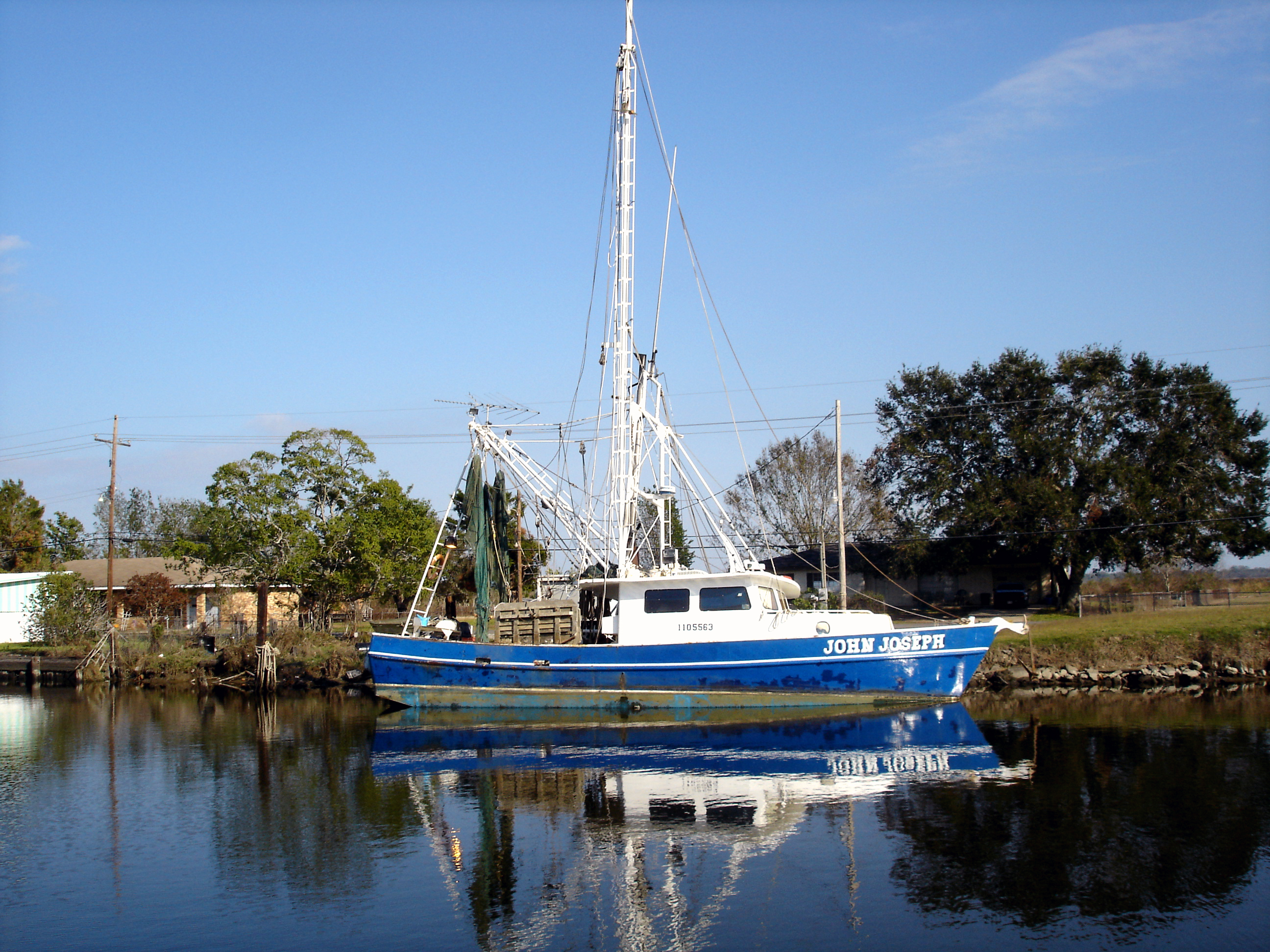 Shrimp boat coastal Louisiana, Media Library