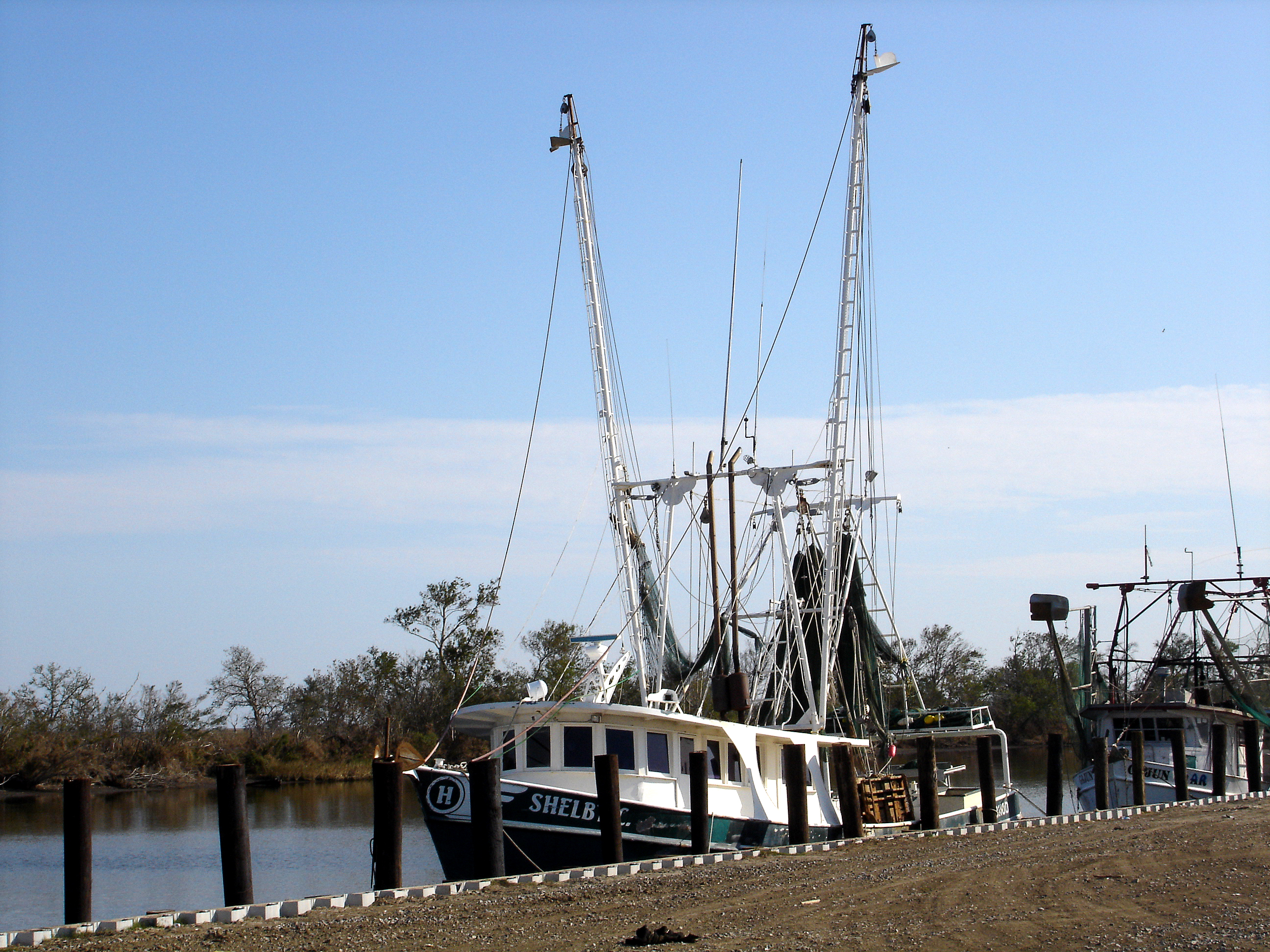 Shrimp boat coastal Louisiana, Media Library