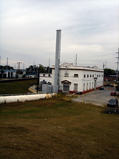 Water pumping station in New Orleans