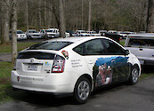 The Toyota Prius, a gas-electric hybrid car, is a fleet car for the Great Smoky Mountains National Park