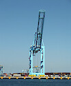 Cargo crane at Los Angeles Harbor.
