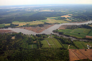 Looking northwest over the Wicomico River