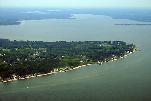 Cherry Point on the southern shores of the Piankatank River, Virginia
