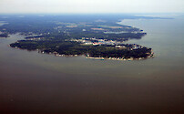Stingray Point on the southern shores of the Rappahannock River, Virginia